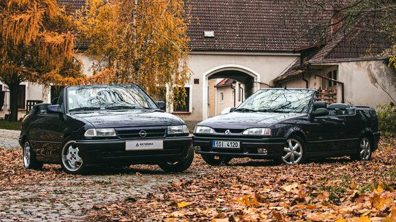 Kompaktní kabriolety Opel Astra Cabriolet a Renault 19 Cabriolet: Bez oblouku boss