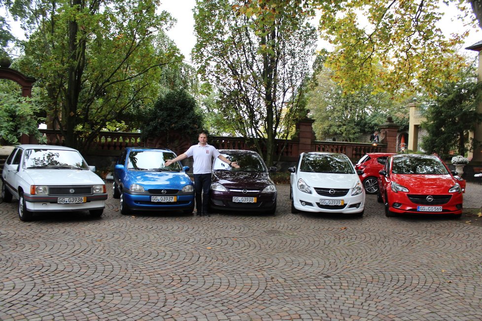 Všechny generace Opelu Corsa