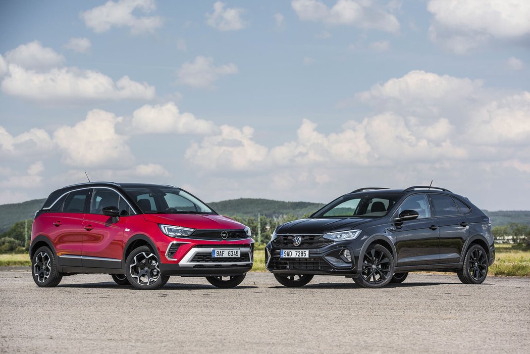 Opel Crossland 1.2 Turbo ATG vs. Volkswagen Taigo 1.0 TSI DSG7