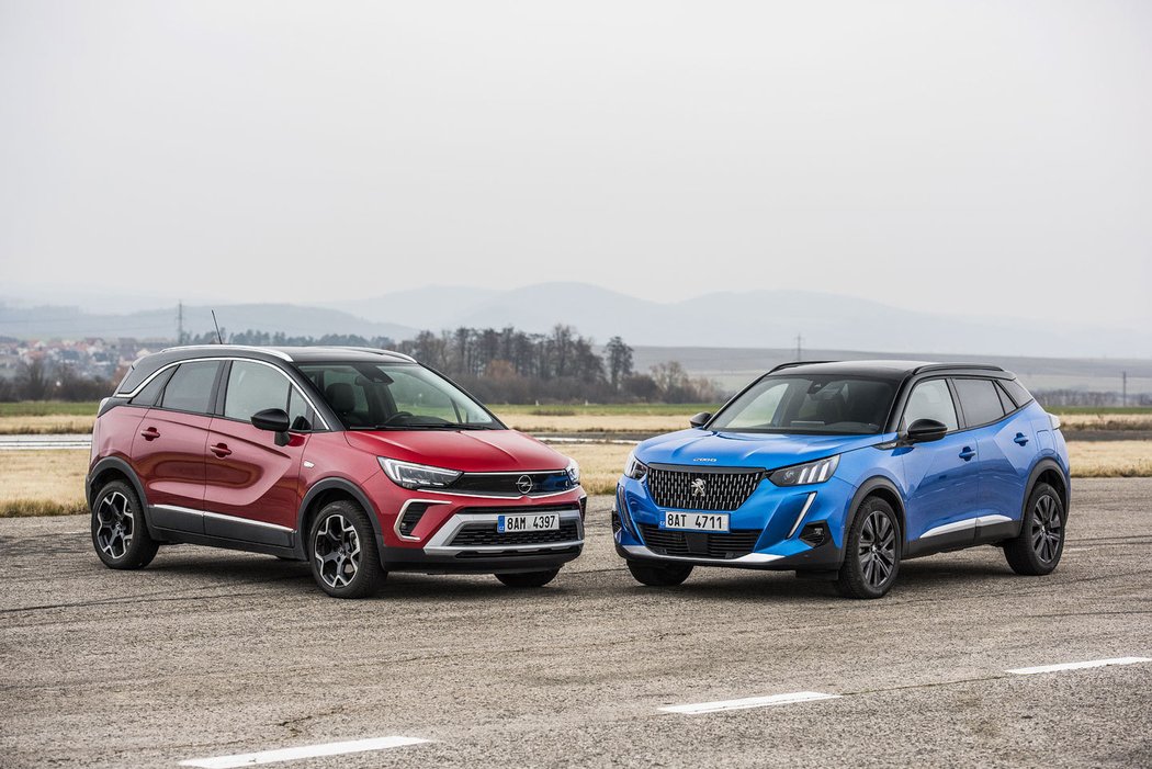 Opel Crossland 1.5 CDTI AT6 vs. Peugeot 2008 1.5 BlueHDi EAT8