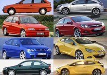 Napříč generacemi: Opel Astra – Čtyři květinové generace
