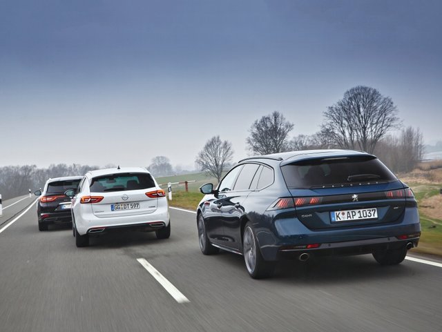 Opel Insignia ST vs. Peugeot 508 SW vs. Renault Talisman Grandtour