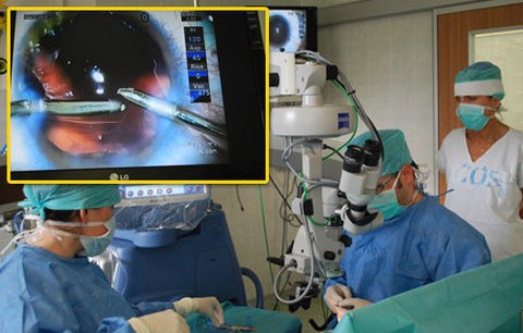 Unikátní operace oka, Blesk byl u zázraku moderní medicíny
