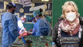 Věra prodělala komplikovanou operaci v pražské VFN. Lékaři jí zachránili život.