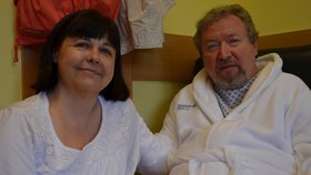 Ladislava Gašparoviče při operaci povzbuzovala manželka Nataša