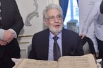 Světová hvězda Plácido Domingo v Praze: Otevřel 230 let staré Mozartovy noty!