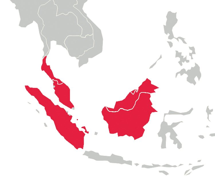 Makakové vepří obývají Thajsko, Malajský poloostrov a část malajského souostroví