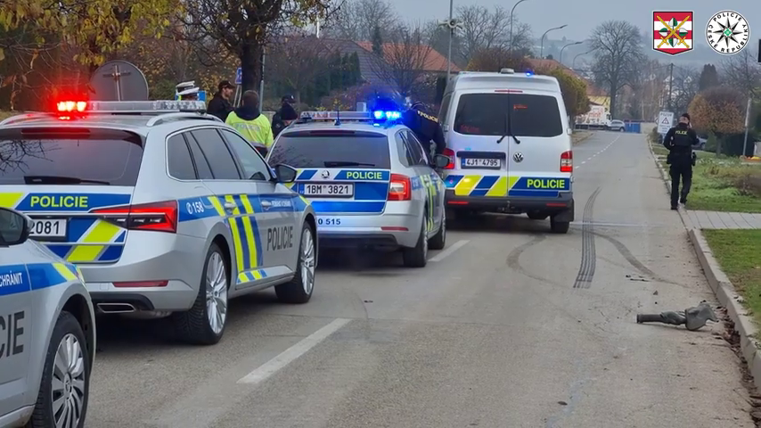 Cestu uprchlíka ukončily u Holubic výstřely ze služební pistole.