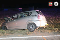 100 km s pořádnou opicí: Ožrala skončil v příkopu! Chtěl jsem být už doma, řekl policii