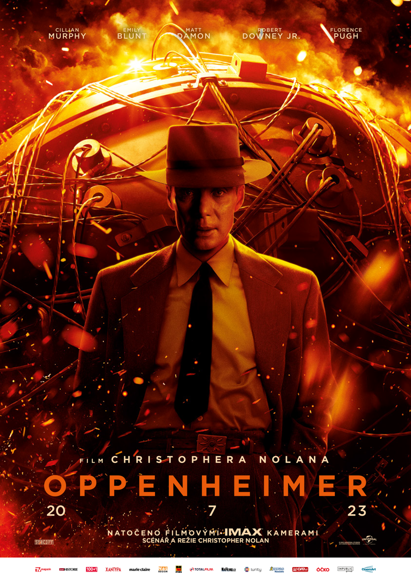 Oppenheimer: Astrofyzik Robert Oppenheimer (Cillian Murphy) se pod obrovským časovým tlakem s týmem dalších vědců pokoušel sestrojit vynález, který má potenciál zničit celý svět...