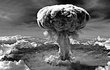 Symbol hrůzy, »atomový hřib« po explozi.