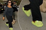 Oprah si vyrazila v papučích.