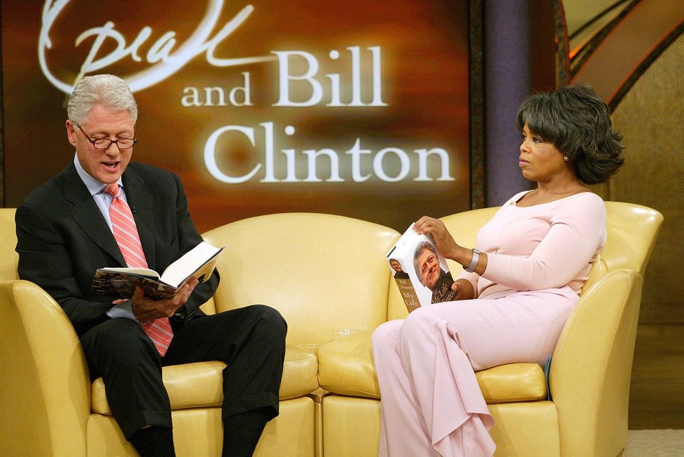 V jejím talk show nechyběl ani prezident Bill Clinton