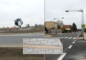 Libušská ulice na jihu Prahy po dokončené rekonstrukci