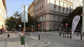 První část Belgické ulice je po rekonstrukci.