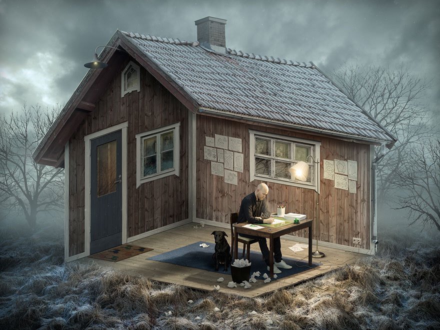 Švédský fotograf Erik Johansson si na své práci dal opravdu záležet