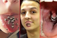Jen pro otrlé: Nejextrémnější orální piercingy