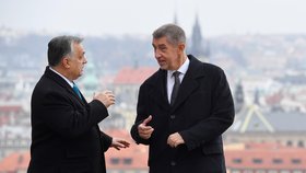 Na návštěvu Česka 30.11.2018 přijel maďarský premiér Viktor Orbán