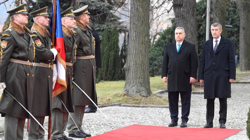 Na návštěvu Česka 30.11.2018 přijel maďarský premiér Viktor Orbán.