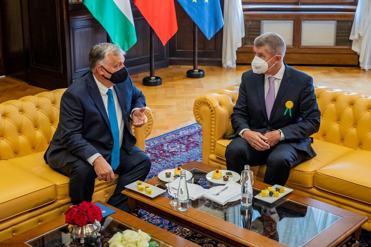 Setkání premiéra Andreje Babiše s maďarským premiérem Viktorem Orbánem