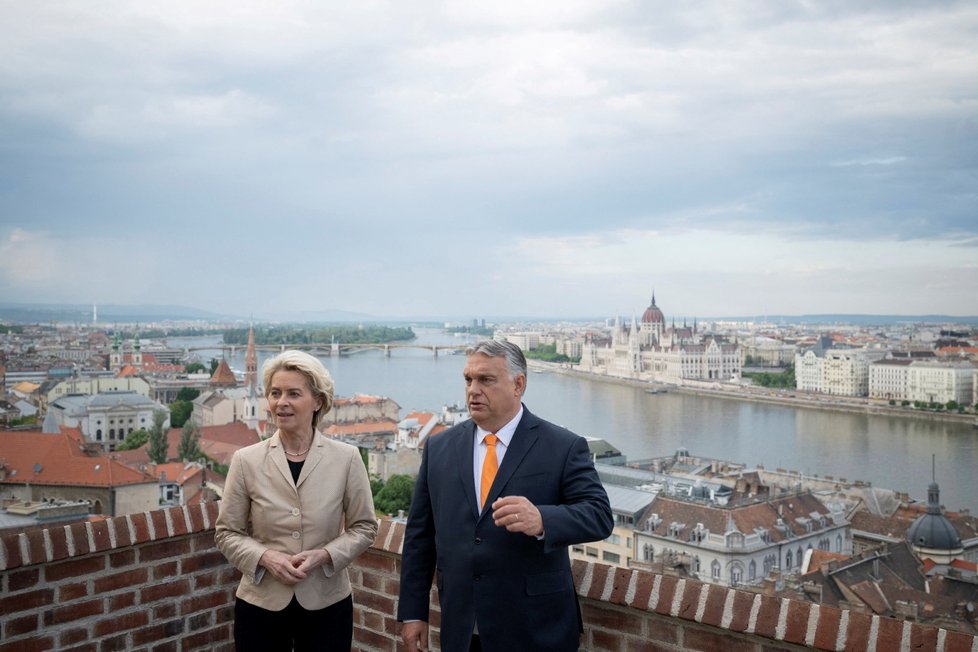 Maďarský premiér Viktor Orbán jednal o embargu i s předsedkyní Evropské komise Ursulou von der Leyenovou