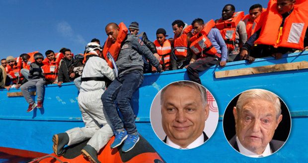 Soros má dva tisíce „žoldáků“, kteří chtějí Evropu zaplavit migranty, tvrdí Orbán