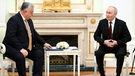 Viktor Orbán u Vladimira Putina v Moskvě (28. 11. 2025)