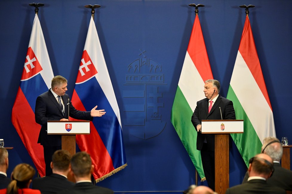 Robert Fico navštívil Viktora Orbána (16. 1. 2024).