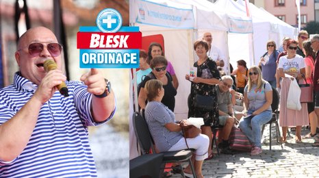 Velký start Blesk Ordinace v Písku: Davy zájemců o prevenci »léčil« i Michal David!