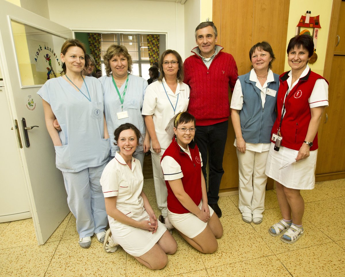 Herci z Ordinace v růžové zahradě 2 navštívili dětské pacienty