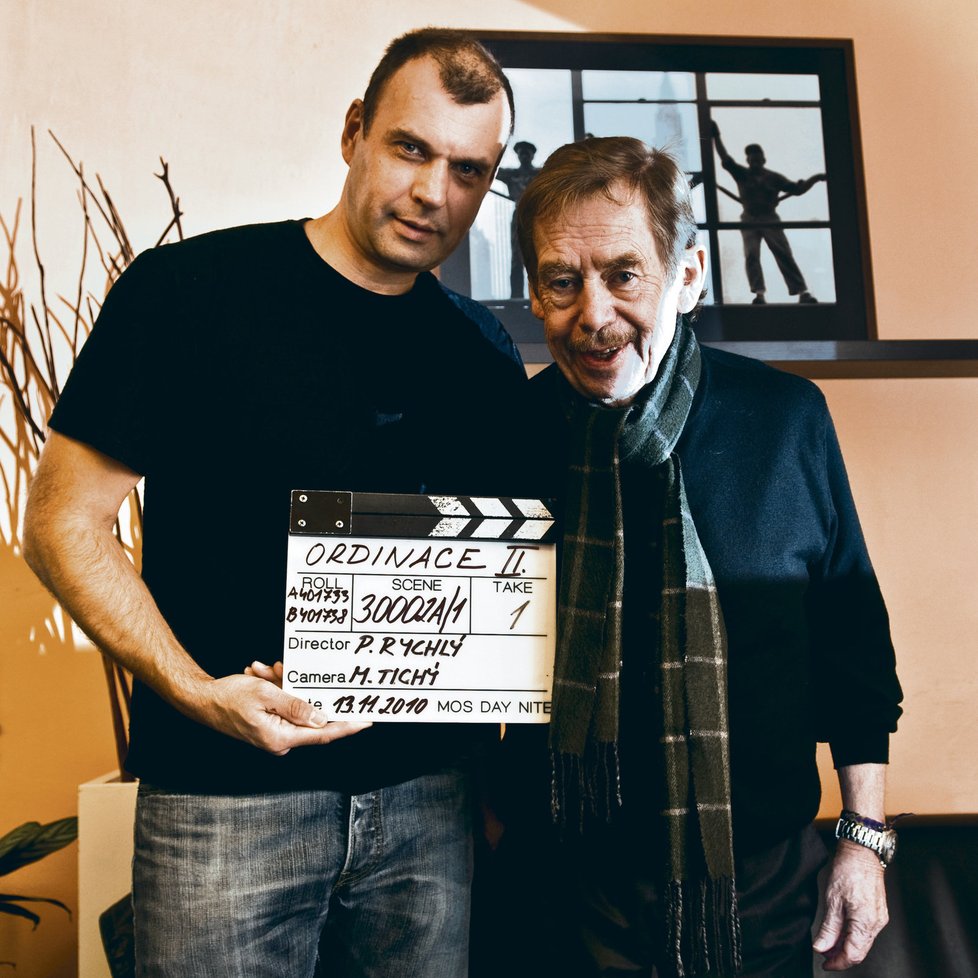 Petr Rychlý a Václav Havel