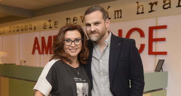 Ján Jackuliak se svou seriálovou přítelkyní Danou Morávkovou.