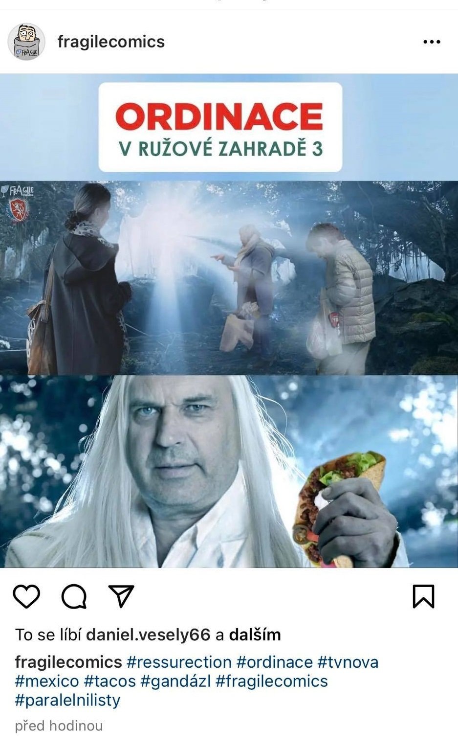 Lidé si dělají legraci z Ordinace v růžové zahradě.