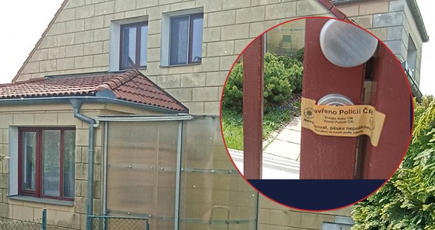 V tomto domě v Ořechově u Brna zemřel násilnou smrtí manželský pár. Případ policie šetří jako vraždu a sebevraždu.