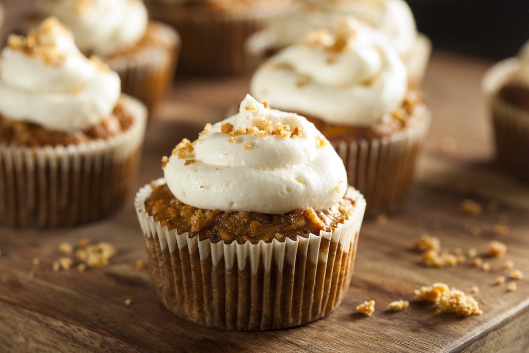 Cupcakes s lahodným tvarohovým krémem potěší gurmány všech generací