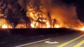 Ničivé požáry v americkém Oregonu (11. 9. 2020)