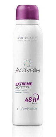 Oriflame Antiperspirant deodorant ve spreji 48h Activelle Extreme, 99 Kč, koupíte na www.oriflame.cz