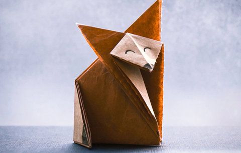Origami pro začátečníky: Liška, kterou zvládnou i děti