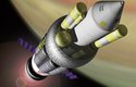 Kosmická loď z projektu Orion by využívala výbuchů jaderných bomb, které by ji udělily potřebný impuls k cestě