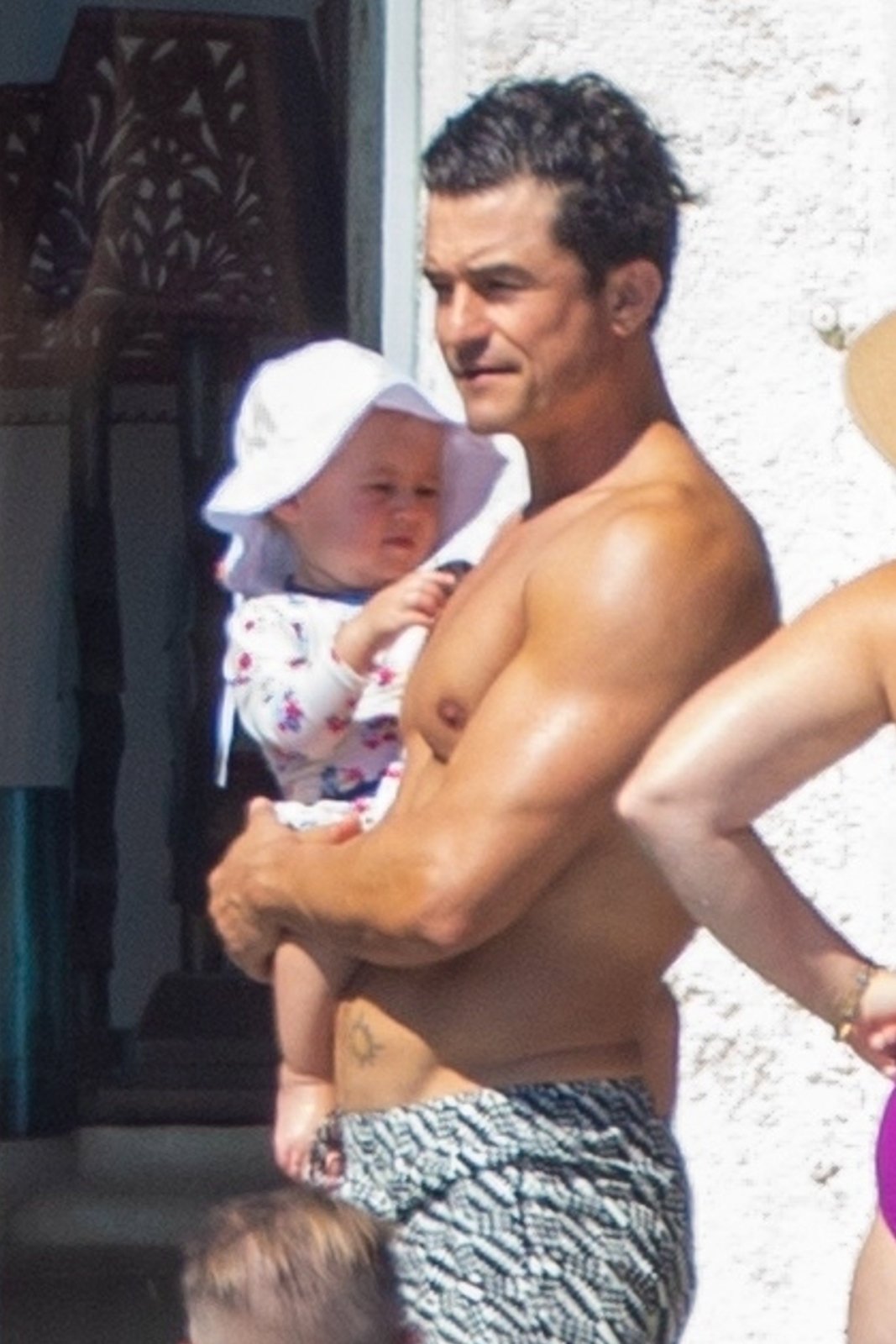 Orlando Bloom s Katy Perry a dcerou na dovolené v Mexiku.