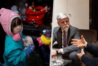 Hvězdná návštěva u Pavla. S Orlandem Bloomem řešil utrpení ukrajinských dětí
