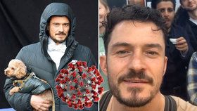 Orlando Bloom kvůli koronaviru prchá z Česka! Míří rovnou do karantény.