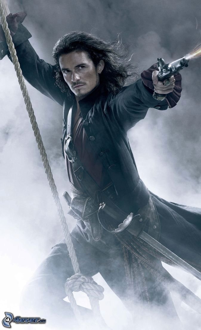 Bloom jako Will Turner ve filmu Piráti z Karibiku