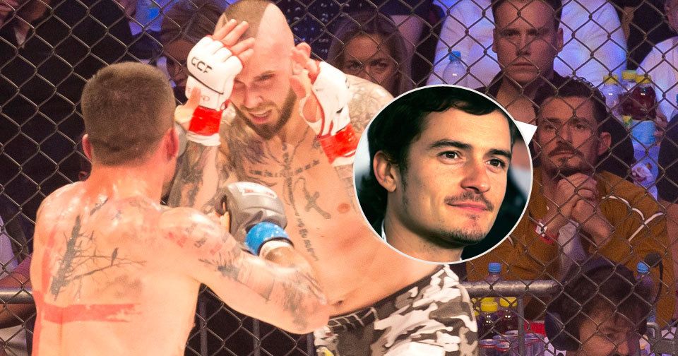 Orlando v Praze vyrazil na zápas MMA.