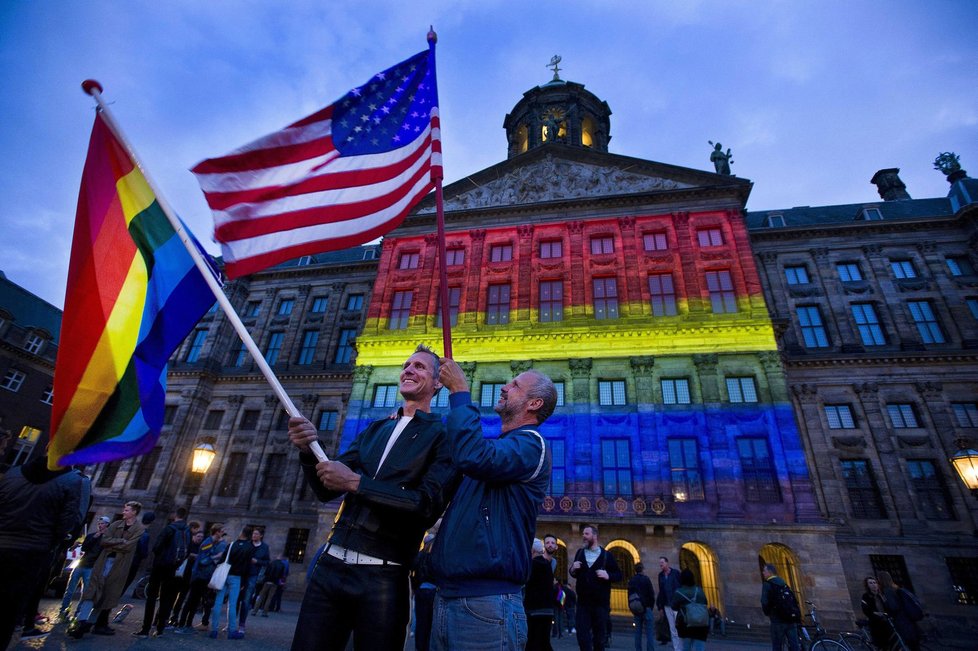 Královský palác v Amsterodamu v Nizozemsku