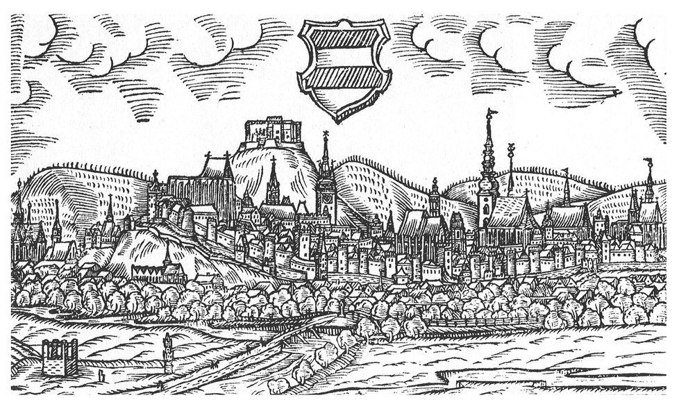 Jedno nejstarších vyobrazení Brna pochází z roku 1593.
