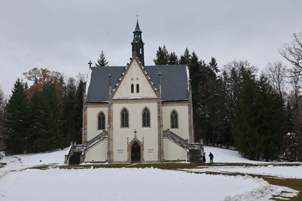 Schwarzenberská hrobka. (8. 12. 2023)