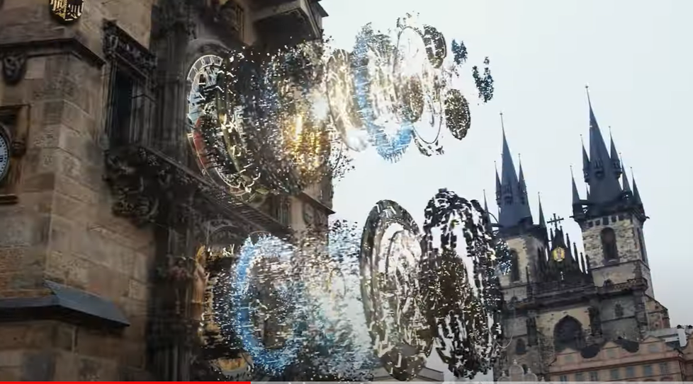Dalibor Cee spolu s 3D animátory z Polska a Rumunska rozpohyboval v unikátním videu ikonické památky jako je pražský orloj