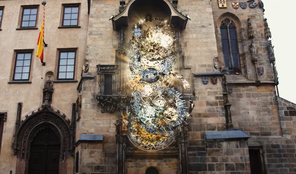 Dalibor Cee spolu s 3D animátory z Polska a Rumunska rozpohyboval v unikátním videu ikonické památky jako je pražský orloj