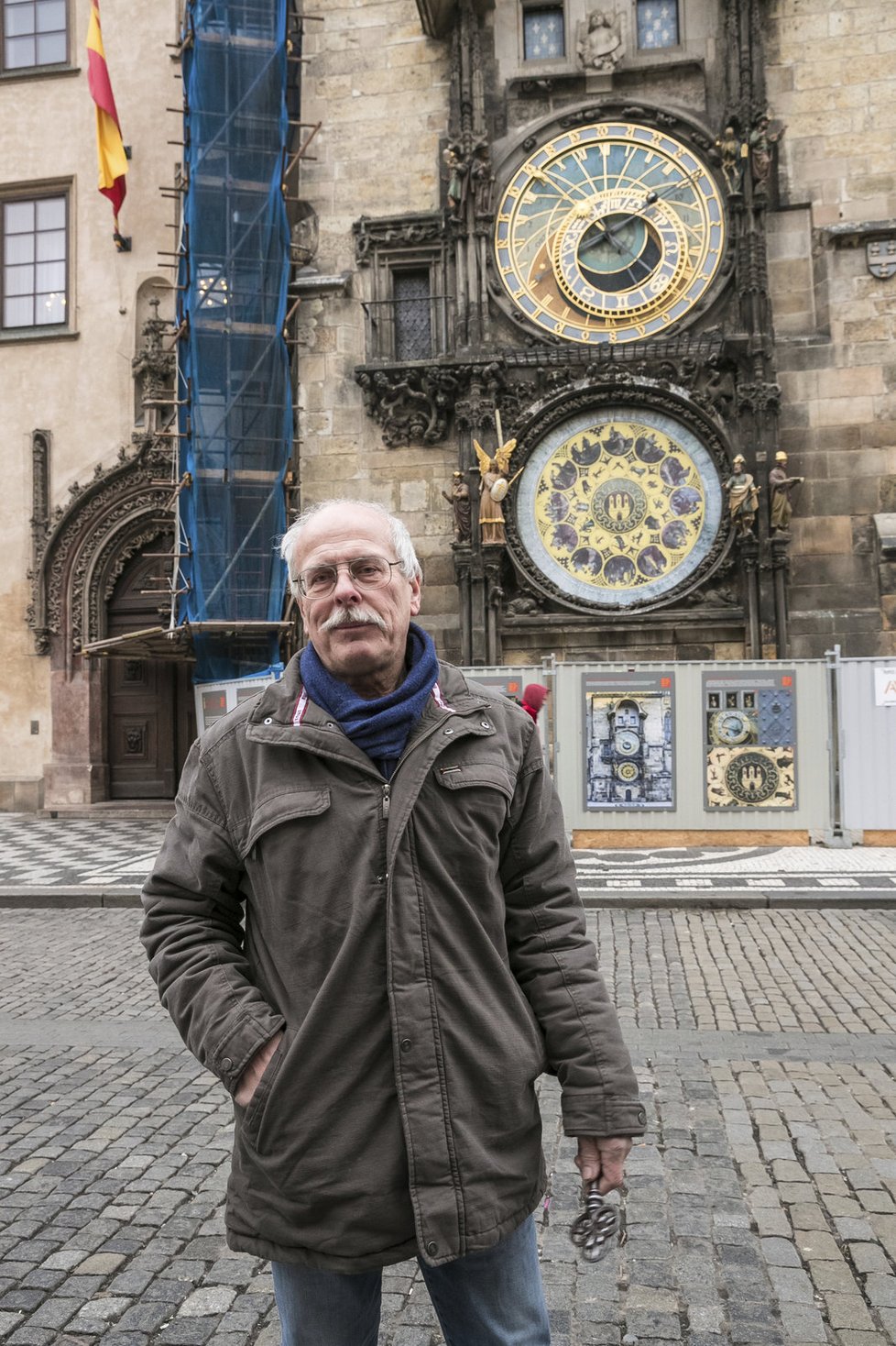 Orlojník Petr Skála se o Staroměstský orloj stará od roku 2009. Na výslednou podobu rekonstrukce se těší.